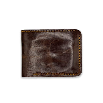 Rustic Wallet with coin slot